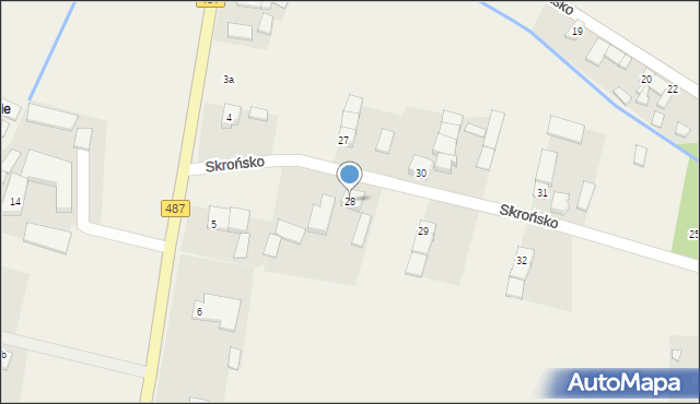 Skrońsko, Skrońsko, 28, mapa Skrońsko