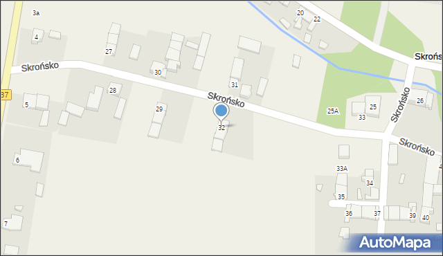 Skrońsko, Skrońsko, 32, mapa Skrońsko