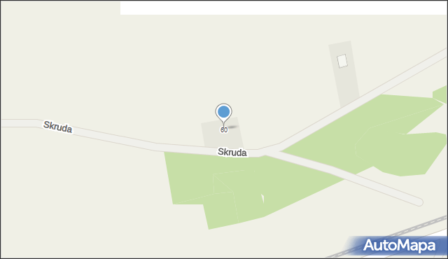 Skruda, Skruda, 60, mapa Skruda