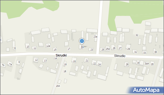 Skrudki, Skrudki, 20, mapa Skrudki