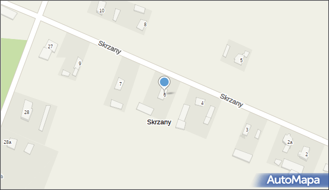 Skrzany, Skrzany, 6, mapa Skrzany