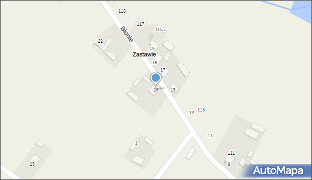 Skrzelczyce, Skrzelczyce, 113, mapa Skrzelczyce