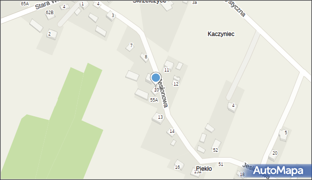 Skrzelczyce, Skrzelczyce, 54, mapa Skrzelczyce