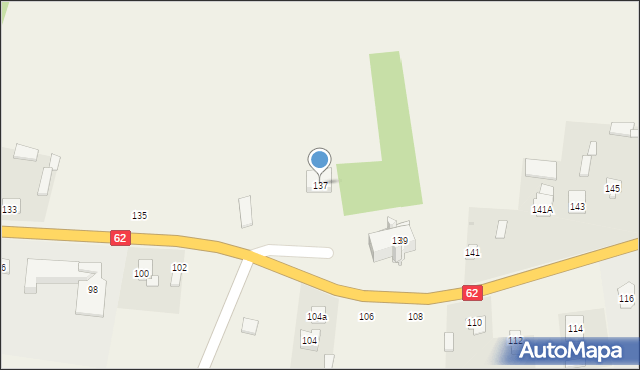 Skrzeszew, Skrzeszew, 137, mapa Skrzeszew