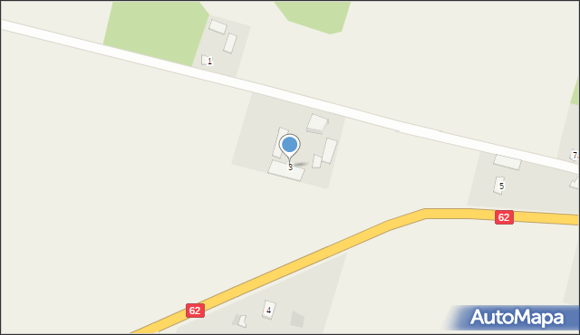 Skrzeszew, Skrzeszew, 3, mapa Skrzeszew