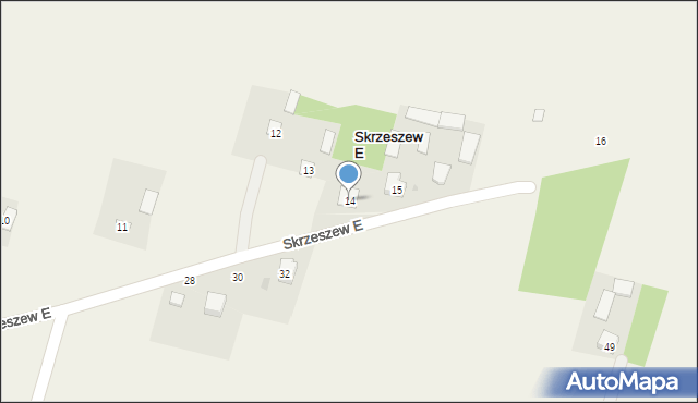 Skrzeszew E, Skrzeszew E, 14, mapa Skrzeszew E