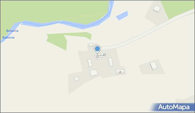 Skrzeszewo, Skrzeszewo, 11, mapa Skrzeszewo