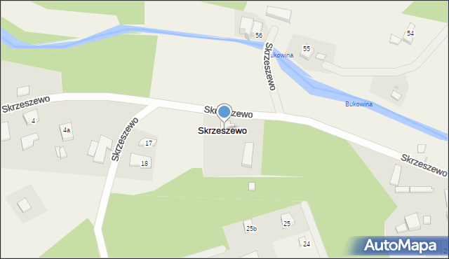 Skrzeszewo, Skrzeszewo, 3, mapa Skrzeszewo