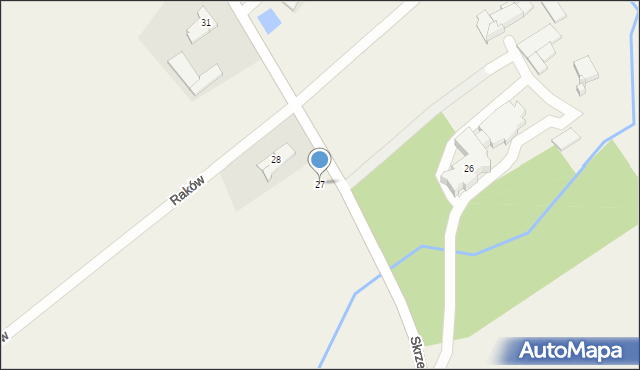 Skrzeszewy, Skrzeszewy, 27, mapa Skrzeszewy