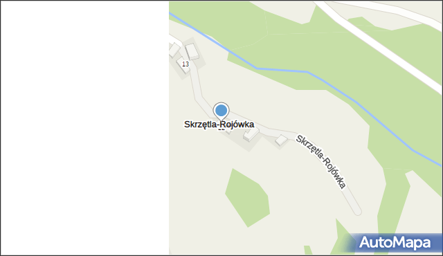 Skrzętla-Rojówka, Skrzętla-Rojówka, 22, mapa Skrzętla-Rojówka