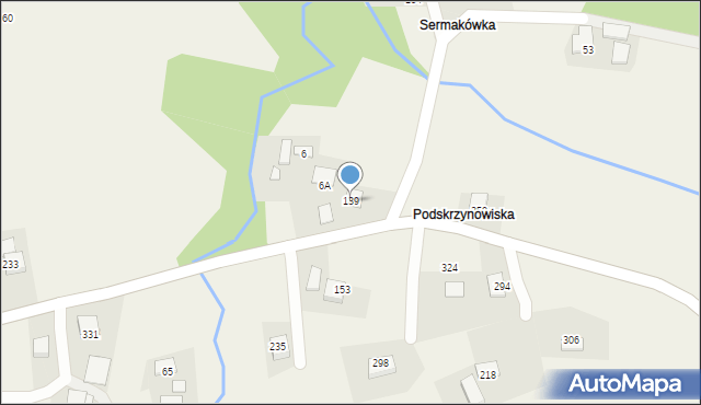 Skrzydlna, Skrzydlna, 139, mapa Skrzydlna