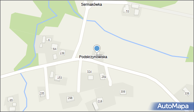 Skrzydlna, Skrzydlna, 258, mapa Skrzydlna