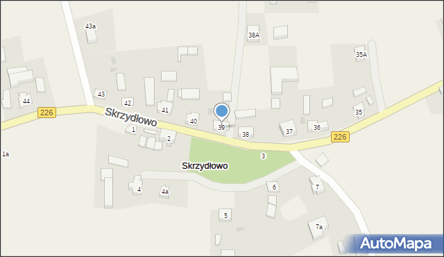 Skrzydłowo, Skrzydłowo, 39, mapa Skrzydłowo