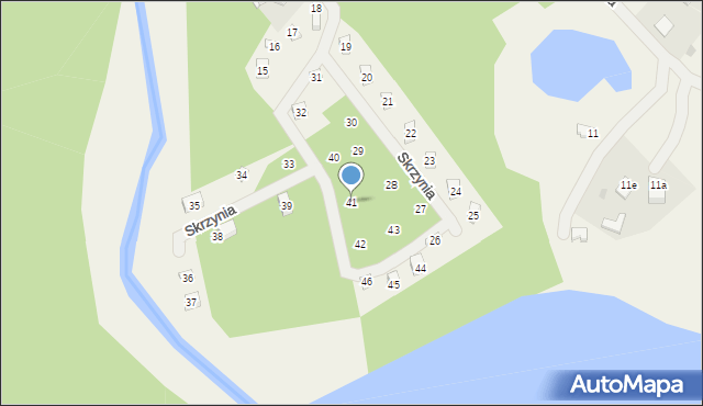 Skrzynia, Skrzynia, 41, mapa Skrzynia