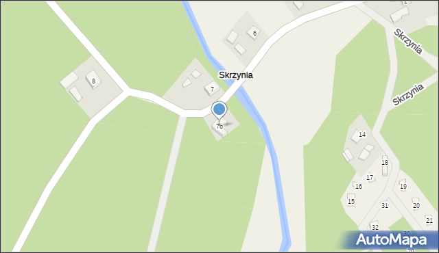 Skrzynia, Skrzynia, 7b, mapa Skrzynia