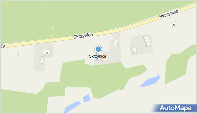 Skrzynica, Skrzynica, 8, mapa Skrzynica