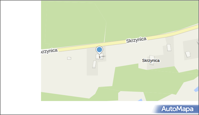 Skrzynica, Skrzynica, 9, mapa Skrzynica