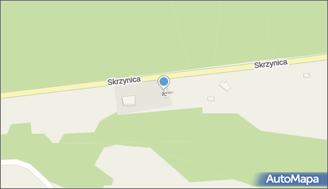 Skrzynica, Skrzynica, 9C, mapa Skrzynica