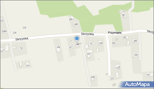 Skrzynka, Skrzynka, 146, mapa Skrzynka