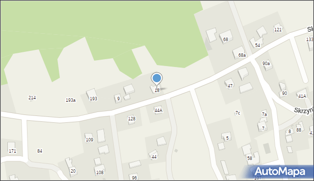Skrzynka, Skrzynka, 18, mapa Skrzynka