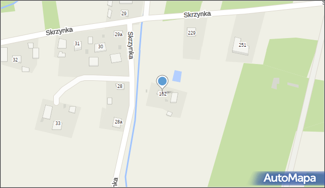 Skrzynka, Skrzynka, 162, mapa Skrzynka