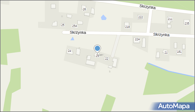 Skrzynka, Skrzynka, 23, mapa Skrzynka