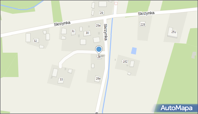 Skrzynka, Skrzynka, 28, mapa Skrzynka
