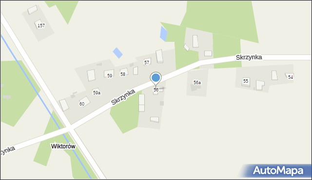 Skrzynka, Skrzynka, 56, mapa Skrzynka