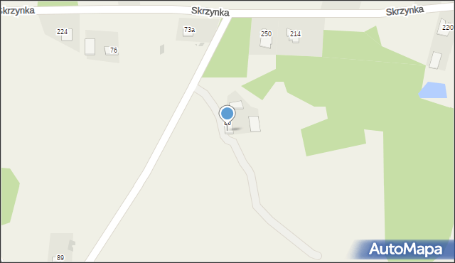 Skrzynka, Skrzynka, 86A, mapa Skrzynka