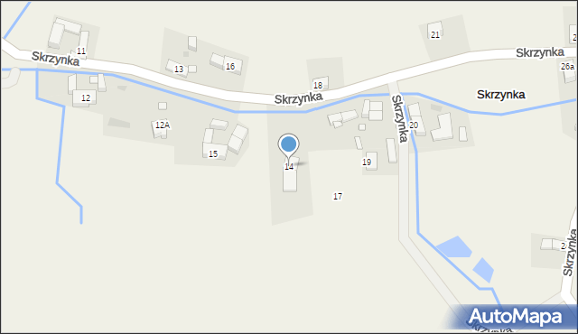 Skrzynka, Skrzynka, 14, mapa Skrzynka