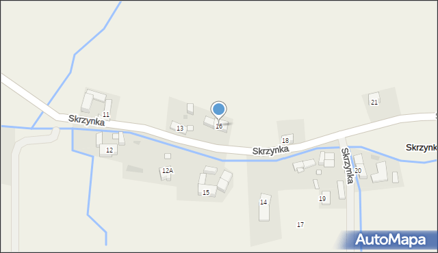 Skrzynka, Skrzynka, 16, mapa Skrzynka