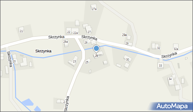 Skrzynka, Skrzynka, 28, mapa Skrzynka