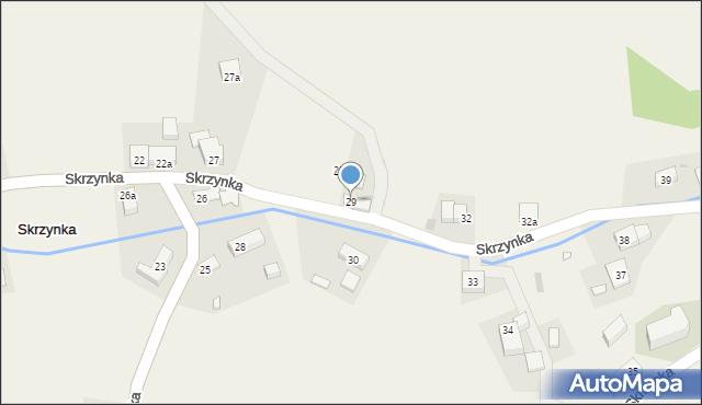 Skrzynka, Skrzynka, 29, mapa Skrzynka