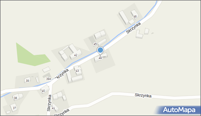 Skrzynka, Skrzynka, 44, mapa Skrzynka