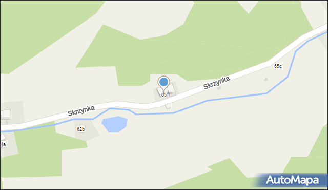 Skrzynka, Skrzynka, 65, mapa Skrzynka