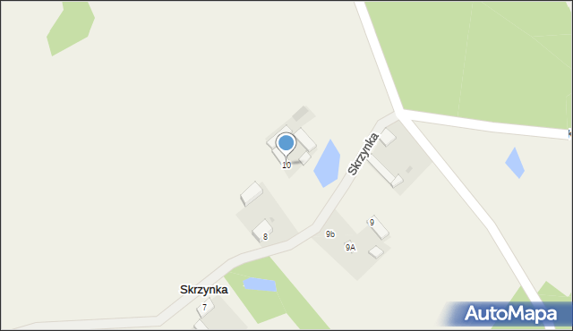 Skrzynka, Skrzynka, 10, mapa Skrzynka