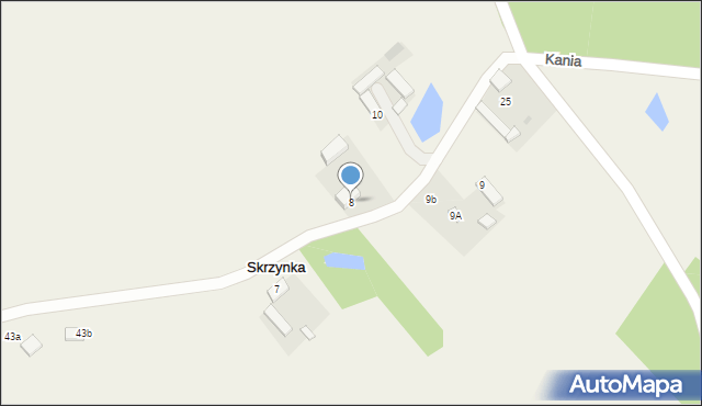 Skrzynka, Skrzynka, 8, mapa Skrzynka