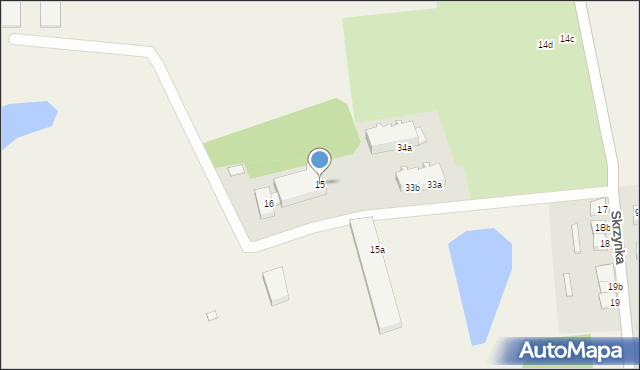 Skrzynka, Skrzynka, 15, mapa Skrzynka