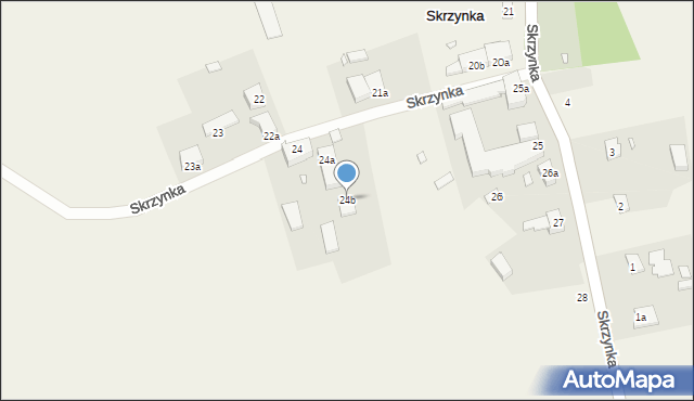 Skrzynka, Skrzynka, 24b, mapa Skrzynka