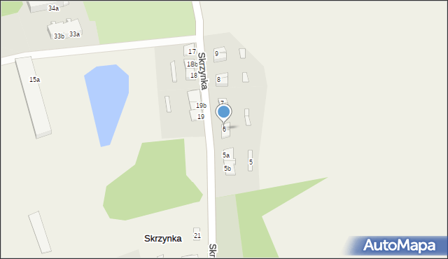 Skrzynka, Skrzynka, 6, mapa Skrzynka