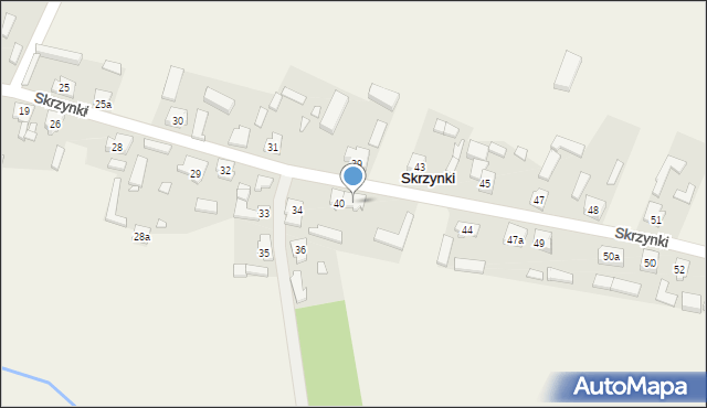 Skrzynki, Skrzynki, 41, mapa Skrzynki