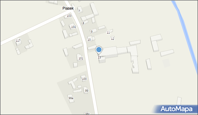Skrzynno, Skrzynno, 13, mapa Skrzynno