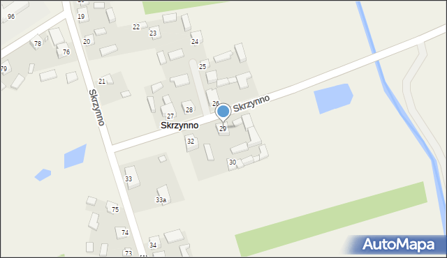 Skrzynno, Skrzynno, 29, mapa Skrzynno