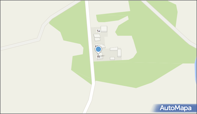 Skrzynno, Skrzynno, 55, mapa Skrzynno