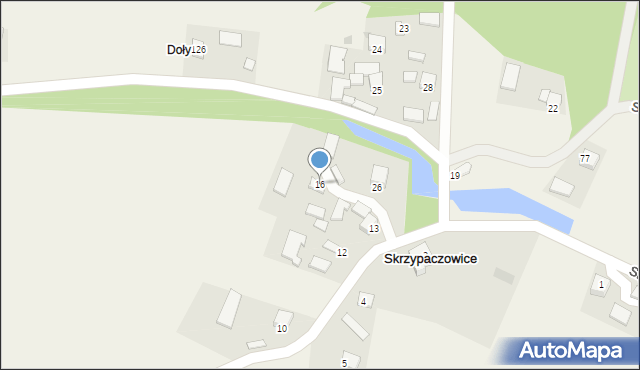 Skrzypaczowice, Skrzypaczowice, 16, mapa Skrzypaczowice