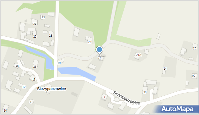 Skrzypaczowice, Skrzypaczowice, 77, mapa Skrzypaczowice