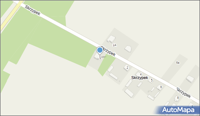 Skrzypek, Skrzypek, 1, mapa Skrzypek