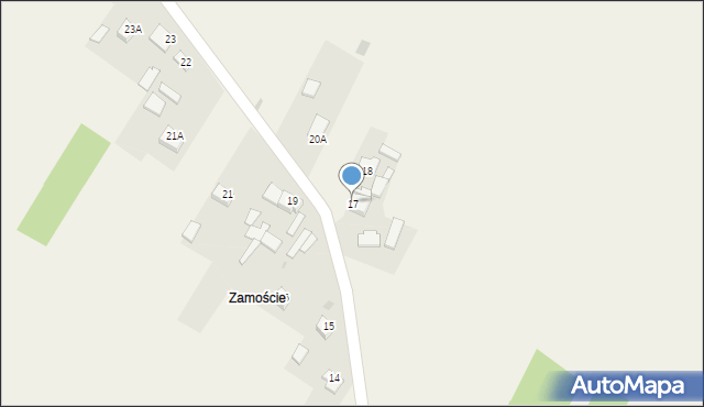 Skrzypiów, Skrzypiów, 17, mapa Skrzypiów