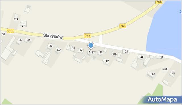 Skrzypiów, Skrzypiów, 31A, mapa Skrzypiów
