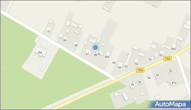 Skrzypiów, Skrzypiów, 66, mapa Skrzypiów